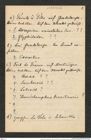 Nachlass Franz Steindachner, Liste (zu Inv.Nr. 537.01) von Prinzessin Therese von Bayern an Franz Steindachner, Inv.Nr. 537.06, Seite 1